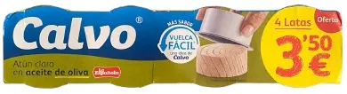 Atún A.O. Calvo pack 4 Rec. 3,50€