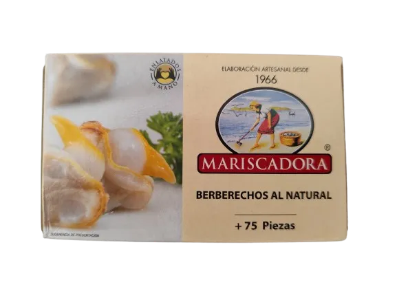Berberechos natural +75 Mariscadora
