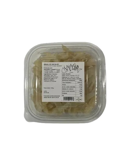 Migas de bacalao inglés 125g